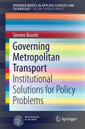 Busetti |  Governing Metropolitan Transport | eBook | Sack Fachmedien