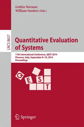 Norman / Sanders |  Quantitative Evaluation of Systems | Buch |  Sack Fachmedien