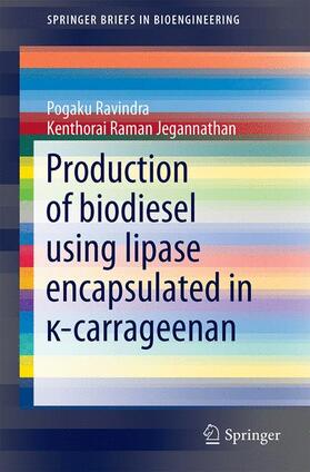 Jegannathan / Ravindra | Production of biodiesel using lipase encapsulated in ¿-carrageenan | Buch | 978-3-319-10821-6 | sack.de