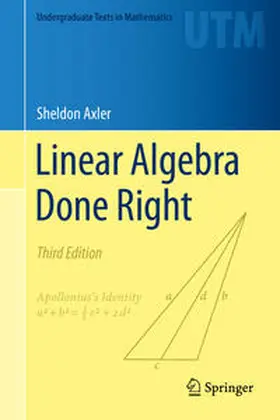 Axler |  Linear Algebra Done Right | eBook | Sack Fachmedien