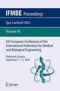 Vasic / Lackovic / Lackovic |  6th European Conference of the International Federation for Medical and Biological Engineering | Buch |  Sack Fachmedien