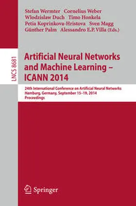 Wermter / Weber / Duch | Artificial Neural Networks and Machine Learning -- ICANN 2014 | E-Book | www.sack.de