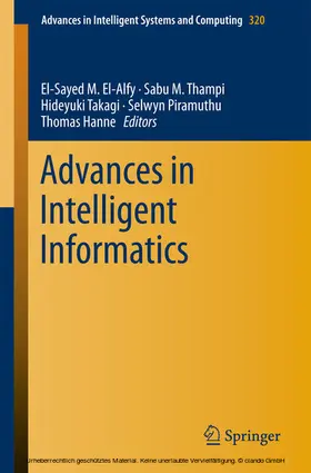 El-Alfy / Thampi / Takagi | Advances in Intelligent Informatics | E-Book | sack.de