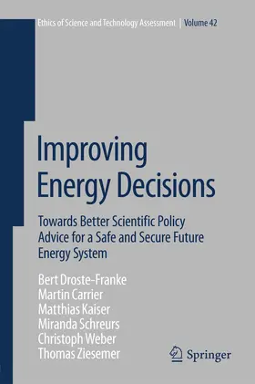 Droste-Franke / Carrier / Kaiser | Improving Energy Decisions | E-Book | sack.de