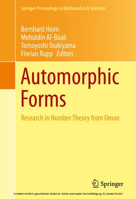 Heim / Al-Baali / Ibukiyama |  Automorphic Forms | eBook | Sack Fachmedien