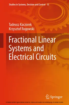 Kaczorek / Rogowski | Fractional Linear Systems and Electrical Circuits | E-Book | sack.de