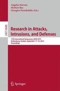 Stavrou / Portokalidis / Bos |  Research in Attacks, Intrusions and Defenses | Buch |  Sack Fachmedien