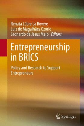 Lèbre La Rovere / de Jesus Melo / de Magalhães Ozório | Entrepreneurship in BRICS | Buch | 978-3-319-11411-8 | sack.de