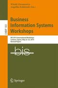 Kokkinaki / Abramowicz |  Business Information Systems Workshops | Buch |  Sack Fachmedien