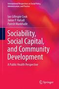 Cook / Wankhade / Halsall |  Sociability, Social Capital, and Community Development | Buch |  Sack Fachmedien