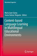 Juan-Garau / Salazar-Noguera |  Content-based Language Learning in Multilingual Educational Environments | eBook | Sack Fachmedien
