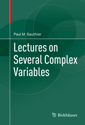Gauthier | Lectures on Several Complex Variables | E-Book | www.sack.de