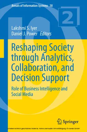 Iyer / Power |  Reshaping Society through Analytics, Collaboration, and Decision Support | eBook | Sack Fachmedien