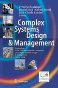 Boulanger / Roussel / Krob |  Complex Systems Design & Management | Buch |  Sack Fachmedien