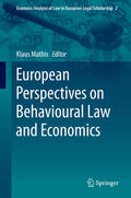 Mathis |  European Perspectives on Behavioural Law and Economics | eBook | Sack Fachmedien