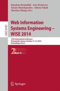 Benatallah / Bestavros / Zhang |  Web Information Systems Engineering -- WISE 2014 | Buch |  Sack Fachmedien