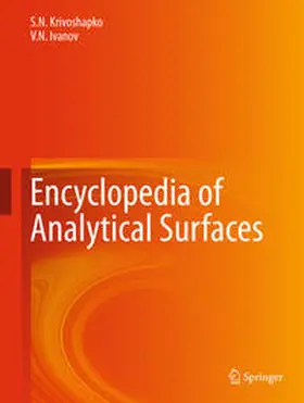 Ivanov / Krivoshapko | Encyclopedia of Analytical Surfaces | Buch | 978-3-319-11772-0 | sack.de