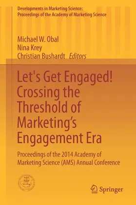 Obal / Bushardt / Krey |  Let's Get Engaged! Crossing the Threshold of Marketing's Engagement Era | Buch |  Sack Fachmedien