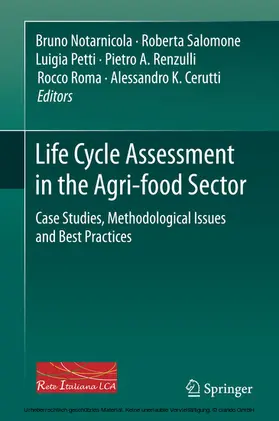 Notarnicola / Salomone / Petti | Life Cycle Assessment in the Agri-food Sector | E-Book | sack.de