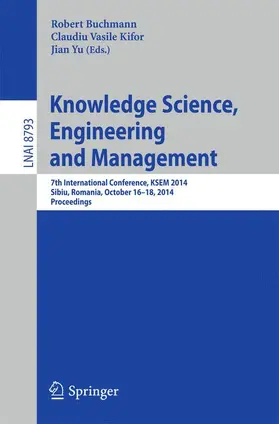 Buchmann / Kifor / Yu |  Knowledge Science, Engineering and Management | Buch |  Sack Fachmedien