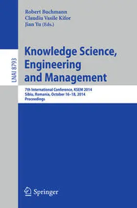 Buchmann / Kifor / Yu | Knowledge Science, Engineering and Management | E-Book | www.sack.de