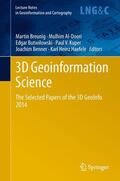 Breunig / Al-Doori / Haefele |  3D Geoinformation Science | Buch |  Sack Fachmedien