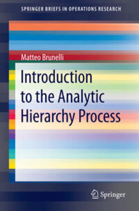 Brunelli | Introduction to the Analytic Hierarchy Process | Buch | 978-3-319-12501-5 | sack.de