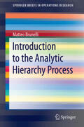 Brunelli |  Introduction to the Analytic Hierarchy Process | Buch |  Sack Fachmedien