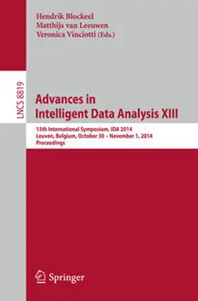Blockeel / van Leeuwen / Vinciotti |  Advances in Intelligent Data Analysis XIII | eBook | Sack Fachmedien