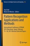 De Marsico / Fred |  Pattern Recognition Applications and Methods | Buch |  Sack Fachmedien