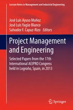 Ayuso Muñoz / Capuz-Rizo / Yagüe Blanco |  Project Management and Engineering | Buch |  Sack Fachmedien