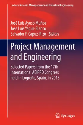 Ayuso Muñoz / Yagüe Blanco / Capuz-Rizo | Project Management and Engineering | E-Book | sack.de