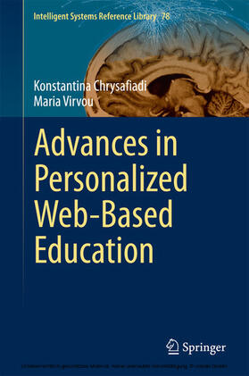 Chrysafiadi / Virvou | Advances in Personalized Web-Based Education | E-Book | sack.de
