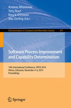 Mitasiunas / Rout / O’Connor | Software Process Improvement and Capability Determination | E-Book | sack.de