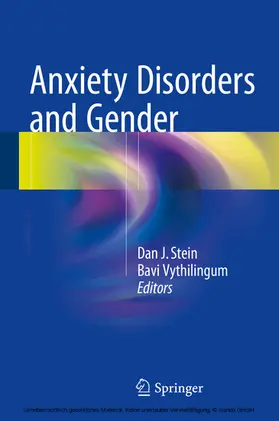 Stein / Vythilingum | Anxiety Disorders and Gender | E-Book | sack.de