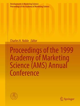 Noble | Proceedings of the 1999 Academy of Marketing Science (AMS) Annual Conference | Buch | 978-3-319-13077-4 | sack.de