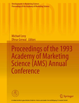 Levy / Grewal | Proceedings of the 1993 Academy of Marketing Science (AMS) Annual Conference | E-Book | sack.de