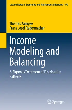 Kämpke / Radermacher | Income Modeling and Balancing | E-Book | sack.de
