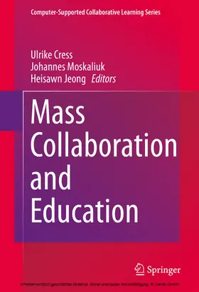 Cress / Moskaliuk / Jeong |  Mass Collaboration and Education | eBook | Sack Fachmedien