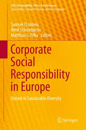 Idowu / Fifka / Schmidpeter |  Corporate Social Responsibility in Europe | Buch |  Sack Fachmedien