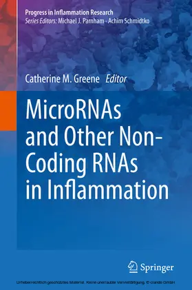 Greene |  MicroRNAs and Other Non-Coding RNAs in Inflammation | eBook | Sack Fachmedien