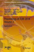 Cao / Mao / Cambria |  Proceedings of ELM-2014 Volume 2 | Buch |  Sack Fachmedien