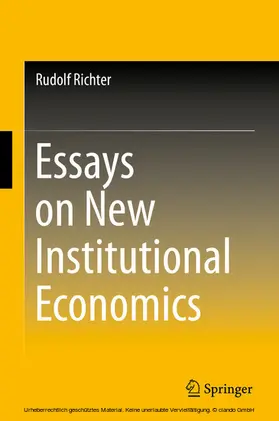 Richter | Essays on New Institutional Economics | E-Book | www.sack.de