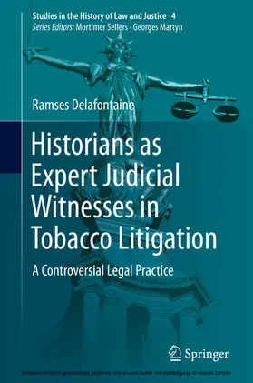 Delafontaine | Historians as Expert Judicial Witnesses in Tobacco Litigation | E-Book | www.sack.de