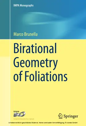 Brunella | Birational Geometry of Foliations | E-Book | sack.de