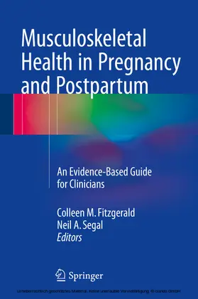 Fitzgerald / Segal | Musculoskeletal Health in Pregnancy and Postpartum | E-Book | www.sack.de
