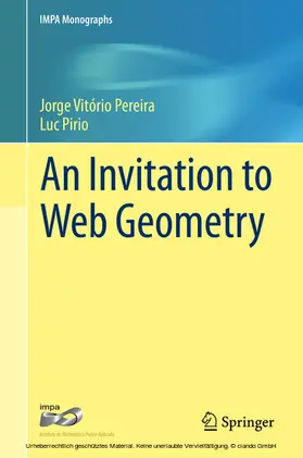 Vitório Pereira / Pirio |  An Invitation to Web Geometry | eBook | Sack Fachmedien