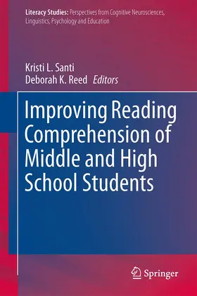 Reed / Santi |  Improving Reading Comprehension of Middle and High School Students | Buch |  Sack Fachmedien
