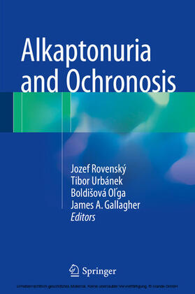 Rovenský / Urbánek / Olga | Alkaptonuria and Ochronosis | E-Book | sack.de