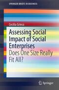 Grieco |  Assessing Social Impact of Social Enterprises | Buch |  Sack Fachmedien